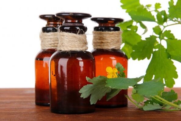 Celandine oil for nail fungus