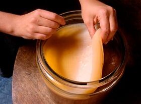 Treatment with tea mushroom
