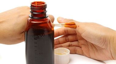 The use of iodine to treat mushrooms on the fingers
