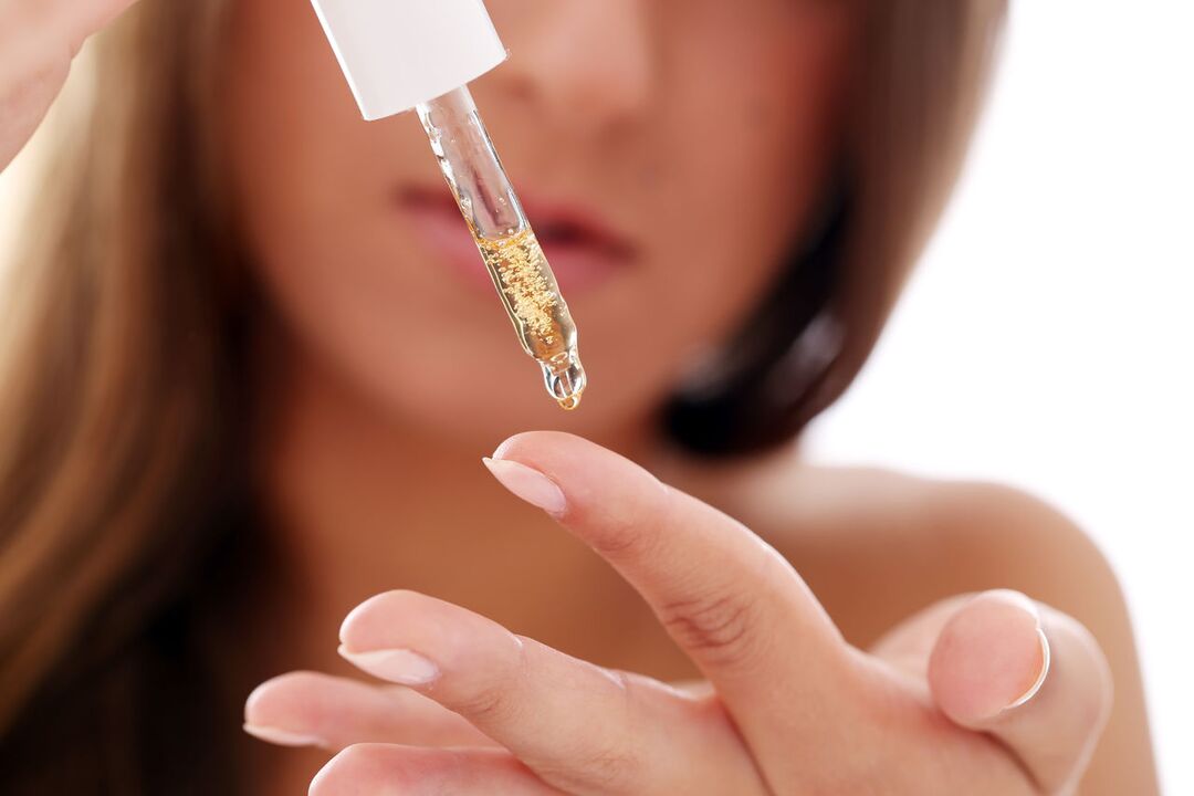 Drops against nail fungus on toes and hands