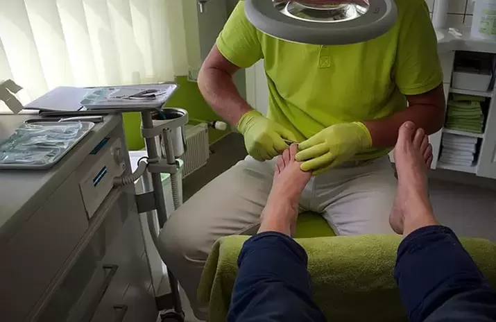 Procedure for toenail care